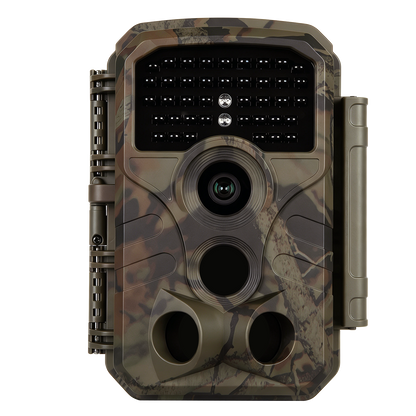 Trail & Game Camera 64MP Photo 4K Video Night Vision 100ft No-Glow 0.1s Trigger Speed Waterproof for Wildlife Observing & Backyard Security | T306 Dark Camouflage