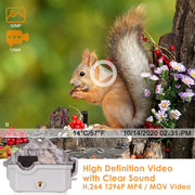 Bluetooth WIFI Trail Wildlife Camera 32MP Picture 1296P Video for Hunting and Home Security Night Vision Motion Activated Waterproof No Glow | A280W