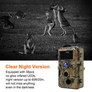 10-Pack Trail Hunting Wildlife Animal Camera 24MP 1296P Video 0.1s Trigger Speed Farm and Field Camera Motion Activated Password Protected Waterproof.