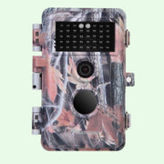 Trail Wildlife Animal & Farm Field Tree Cameras Full HD 24MP 1296P H.264 Video Waterproof No Glow Motion Activated with Night Vision.